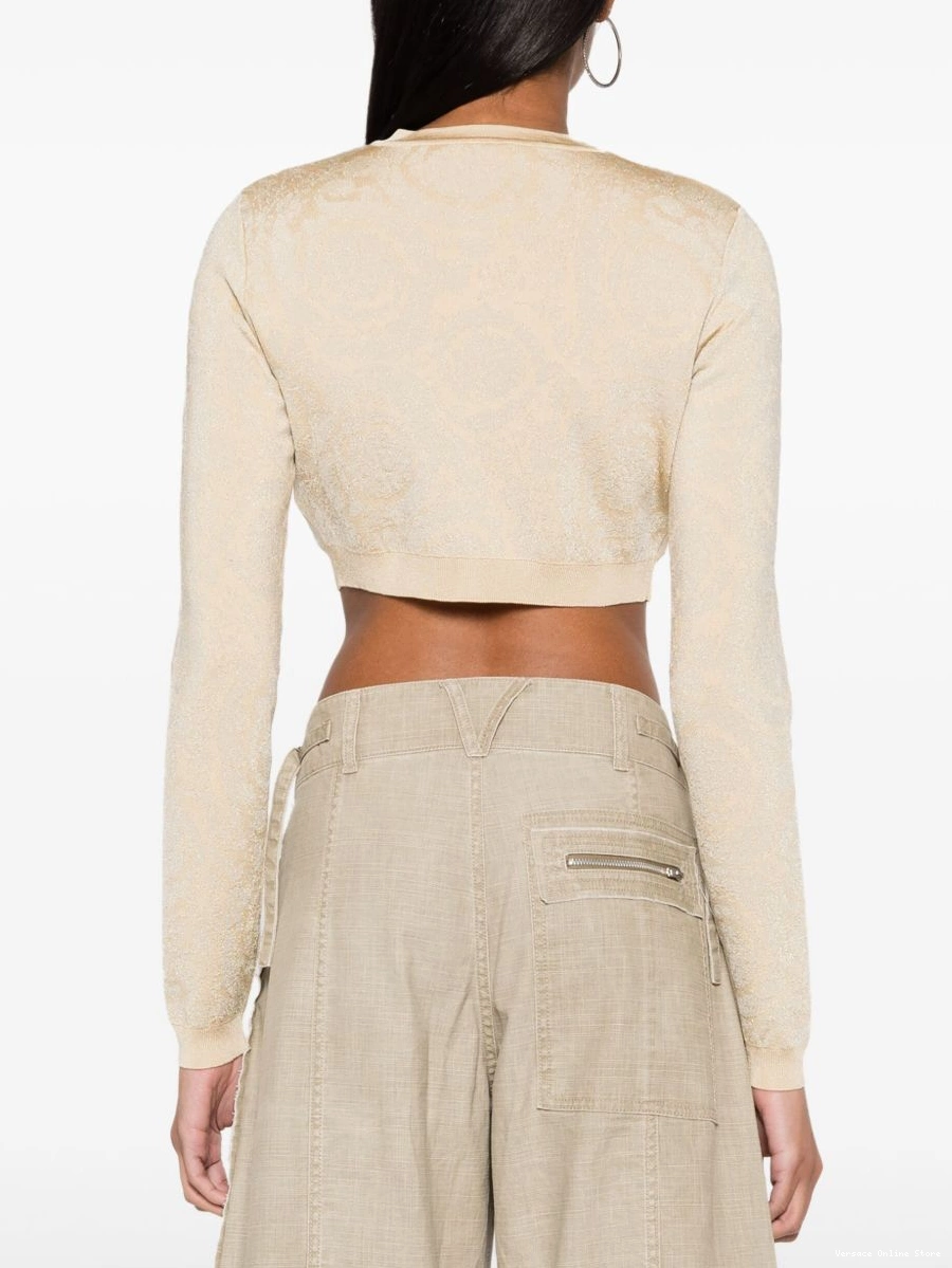 Cheap cardigan lurex Barocco Versace cropped Women 0730
